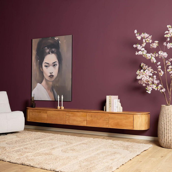 STARFURN TV-meubel Tv meubel Excellent Naturel 280 cm 280x30x35 cm-TV-meubels-Starfurn