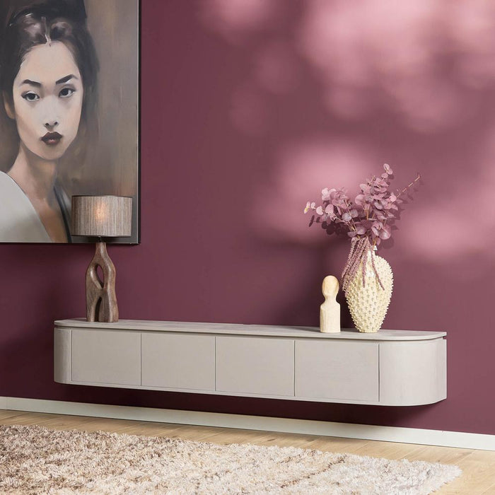 STARFURN TV-meubel Tv meubel Excellent Taupe 200 cm 200x30x35 cm-TV-meubels-Starfurn