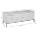 STARFURN TV-meubel Tv meubel Madison Naturel 165 cm 165x45x55 cm-TV-meubels-Starfurn