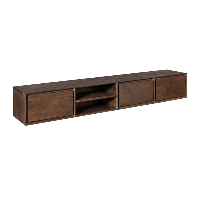 STARFURN TV-meubel Zwevend tv meubel Ambiance Bruin 200 cm 200x30x35 cm