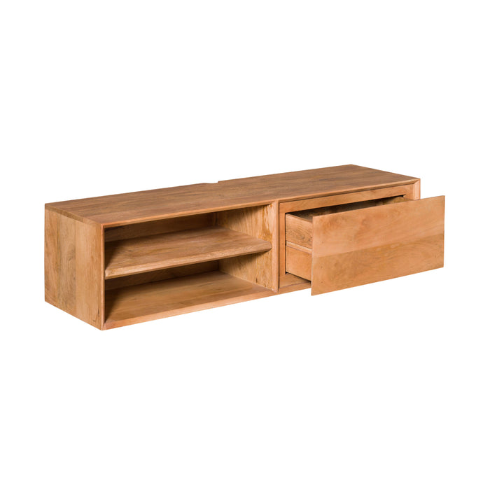 Schwebendes TV-Möbel Ambiance Natur - 120 cm