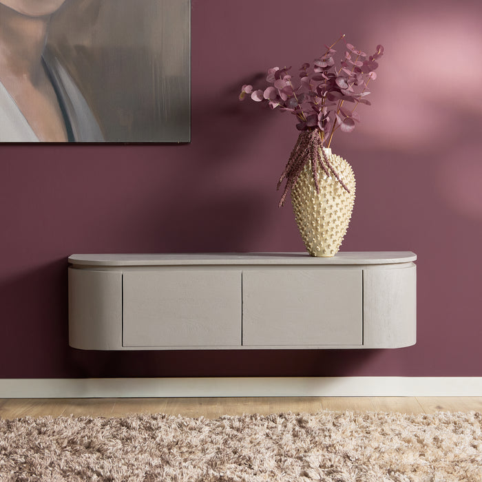 Schwebendes TV-Möbel Ambiance Natur - 120 cm