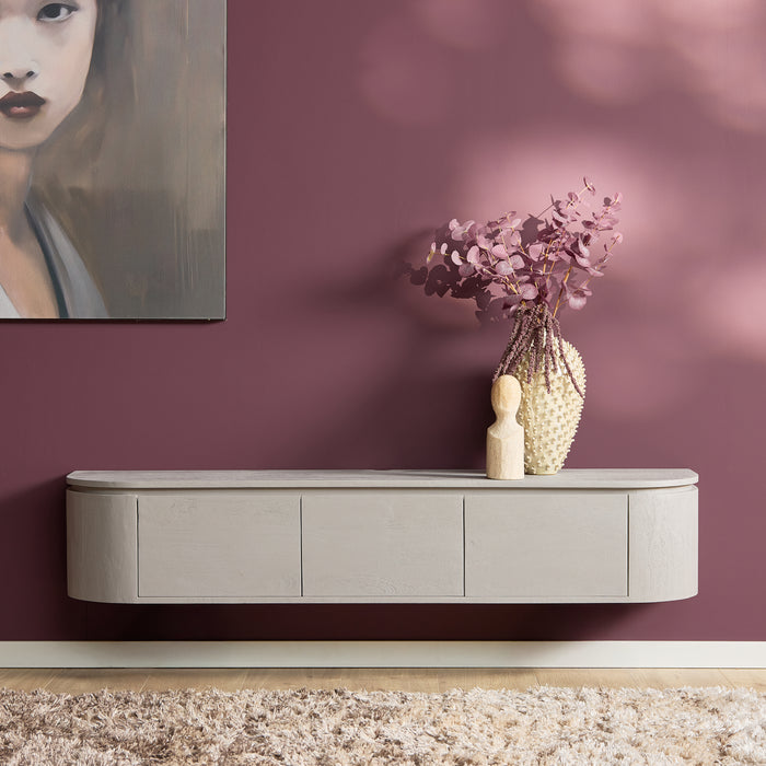 Schwebendes TV-Möbel Ambiance Natur - 120 cm