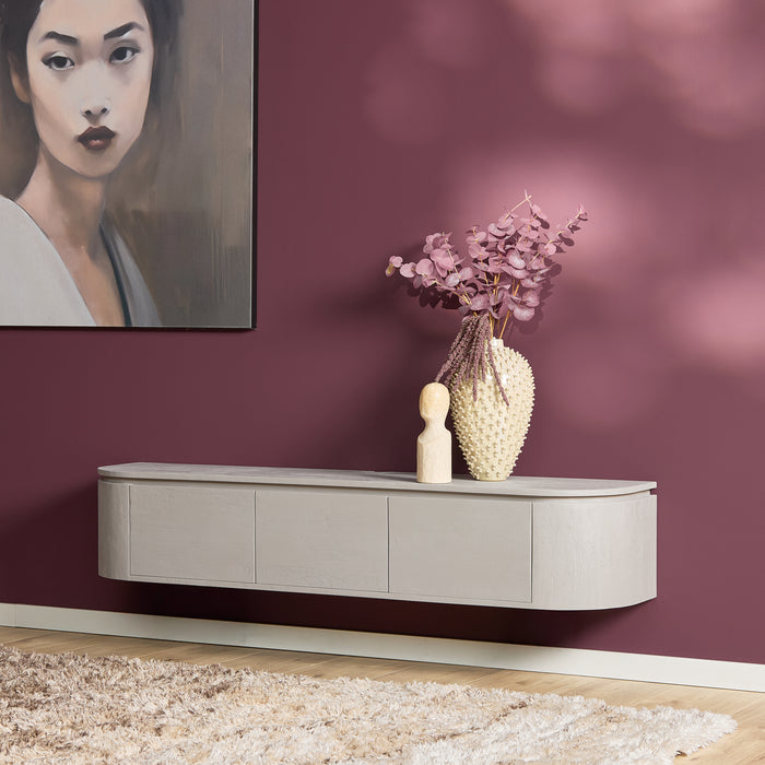 Schwebendes TV-Möbel Ambiance Natur - 120 cm