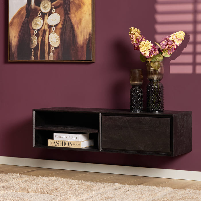 Schwebendes TV-Möbel Ambiance Natur - 120 cm