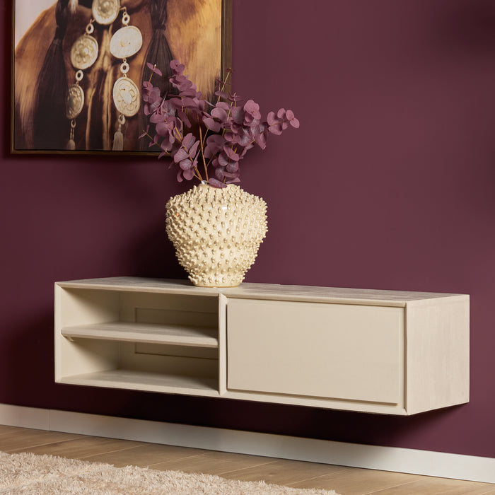 Schwebendes TV-Möbel Ambiance Natur - 120 cm