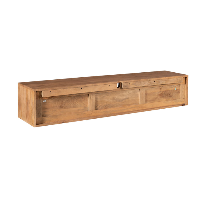 Schwebendes TV-Möbel Ambiance Natur - 160 cm