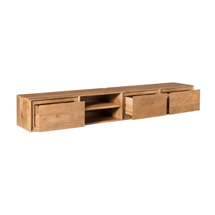 Floating TV Cabinet Ambiance Natural - 200 cm