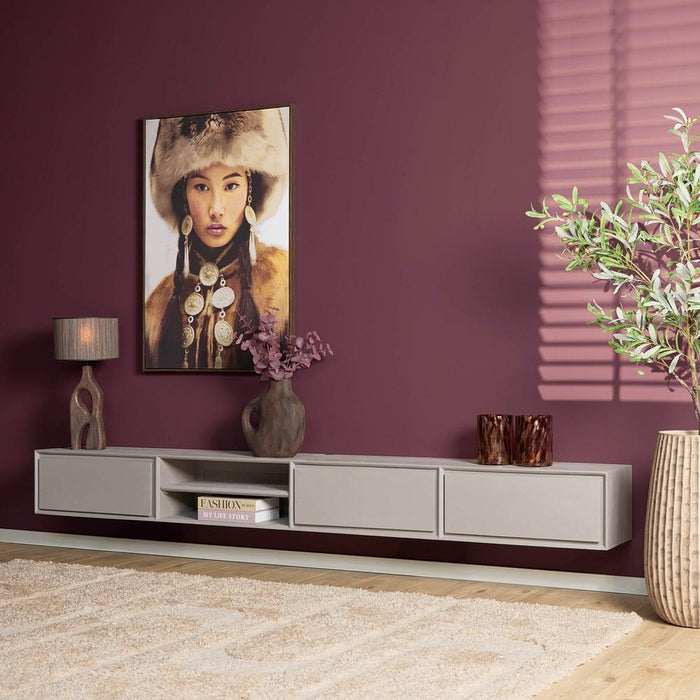 STARFURN TV-meubel Zwevend tv meubel Ambiance Taupe 280 cm 280x30x35 cm-TV-meubels-Starfurn