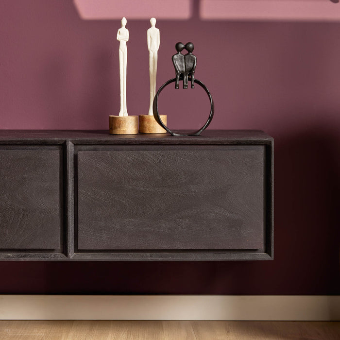 STARFURN TV-meubel Zwevend tv meubel Ambiance Zwart 120 cm 120x30x35 cm