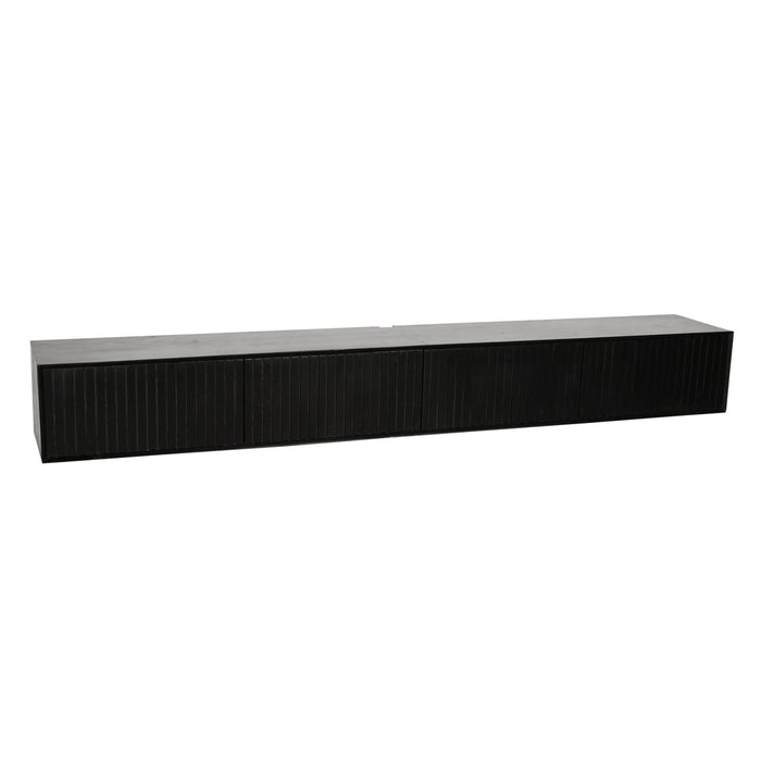 STARFURN TV-meubel Zwevend tv meubel Madison Zwart 240 cm 240x35x30 cm-TV-meubels-Starfurn