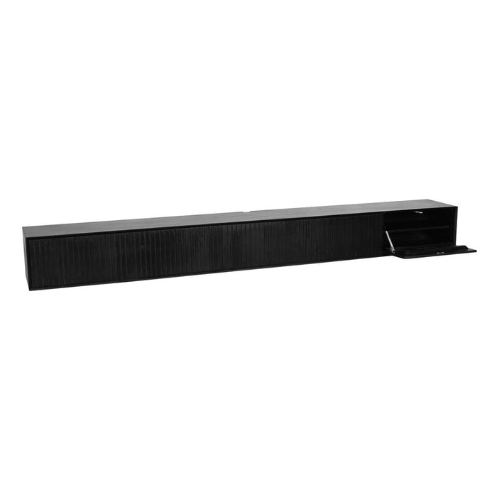 STARFURN TV-meubel Zwevend tv meubel Madison Zwart 280 cm 280x35x30 cm-TV-meubels-Starfurn
