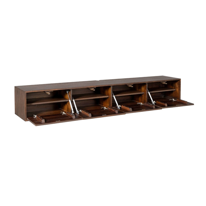 STARFURN TV-meubel Zwevend tv meubel Vision Bruin 240 cm 240x30x35 cm