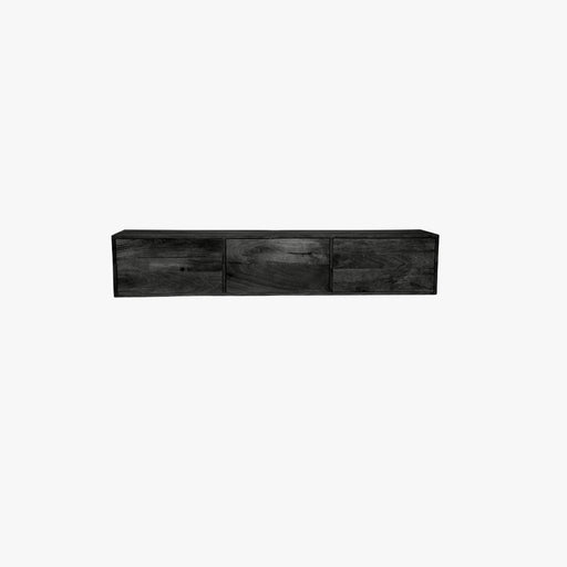 STARFURN TV-meubel Zwevend tv meubel Vision Zwart 160 cm 160x30x35 cm-TV-meubels-Starfurn