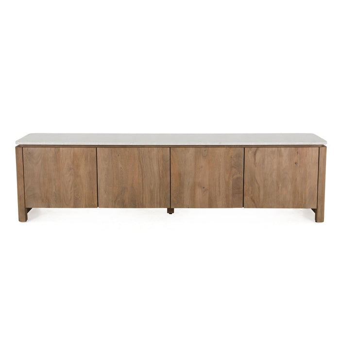STARFURN Tv meubel Dallas Naturel Mangohout 210 cm-TV-meubels-Starfurn
