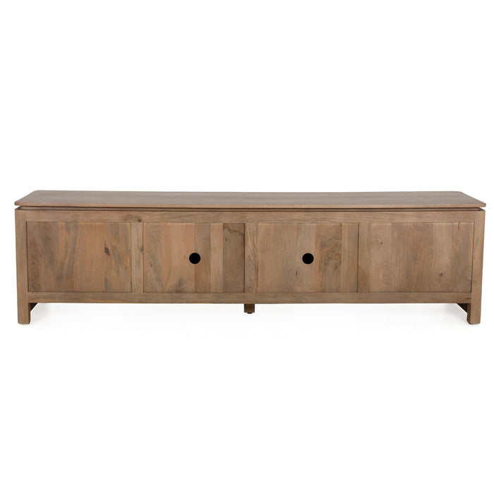STARFURN Tv meubel Dallas Naturel Mangohout 210 cm-TV-meubels-Starfurn