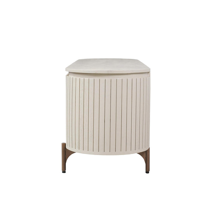 STARFURN Tv meubel Solana Zand Mangohout 165 cm-TV-meubels-Starfurn