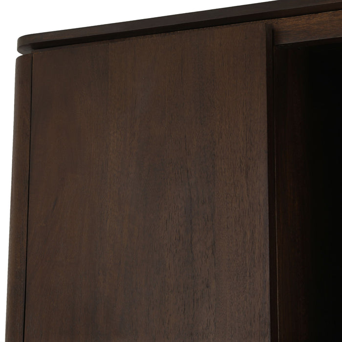 STARFURN Vakkenkast Dallas Bruin Mangohout 90 cm-Opbergkasten-Starfurn