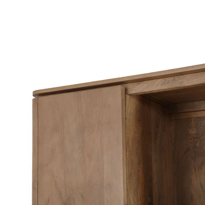 STARFURN Vakkenkast Dallas Naturel Mangohout 90 cm-Opbergkasten-Starfurn
