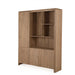 STARFURN Vakkenkast XL Dallas Naturel Mangohout 160 cm-Opbergkasten-Starfurn