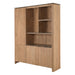 STARFURN Vakkenkast XL Dallas Naturel Mangohout 160 cm-Opbergkasten-Starfurn
