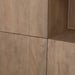 STARFURN Vakkenkast XL Dallas Naturel Mangohout 160 cm-Opbergkasten-Starfurn