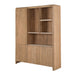 STARFURN Vakkenkast XL Dallas Naturel Mangohout 160 cm-Opbergkasten-Starfurn