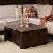 STARFURN Vierkante Salontafel Dallas Bruin Mangohout 80 cm-Salontafels-Starfurn