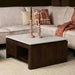 STARFURN Vierkante Salontafel Dallas Bruin Mangohout 80 cm-Salontafels-Starfurn