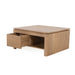 STARFURN Vierkante Salontafel Dallas Naturel Mangohout 80 cm-Salontafels-Starfurn