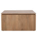 STARFURN Vierkante Salontafel Dallas Naturel Mangohout 80 cm-Salontafels-Starfurn