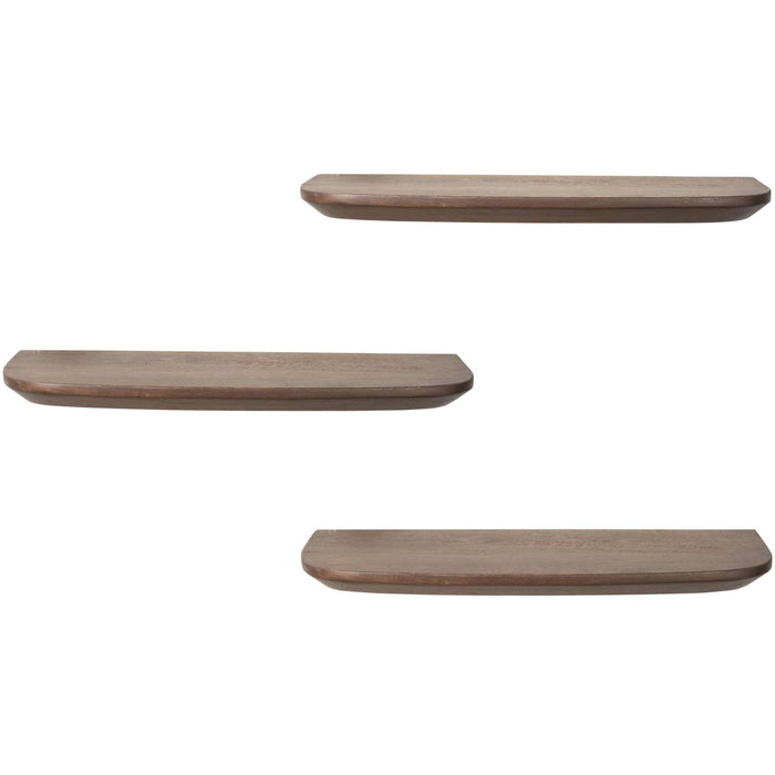 STARFURN Wandplank Gusta Bruin Mangohout 60x20 cm-Wandplanken-Starfurn