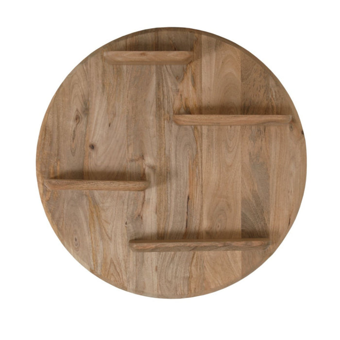 STARFURN Wandrek Lena | 75 cm | Licht mango-Wandplanken-Starfurn
