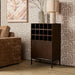 STARFURN Wijnkast Madison Bruin 55 cm 55x35x90 cm-Wijnkasten-Starfurn