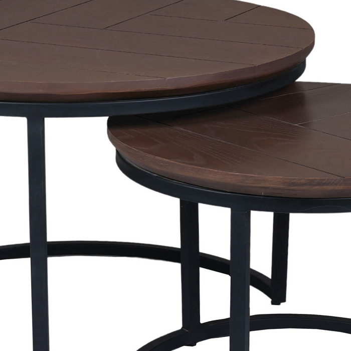 Starfurn Salontafel Otik Walnut Oak | 70 cm | set van 2