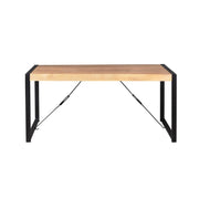 Eettafel Britt Mangohout Naturel 180x90-Eettafels-Starfurn