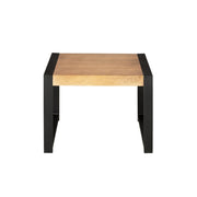 Bijzettafel Britt Mangohout Naturel 60x60-Bijzettafels-Starfurn