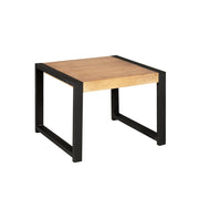 Bijzettafel Britt Mangohout Naturel 60x60-Bijzettafels-Starfurn