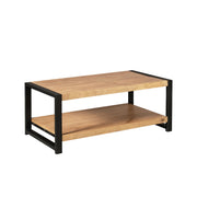 Salontafel Britt Mangohout Naturel 110x60 Onderblad-Salontafels-Starfurn