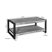 Salontafel Britt Mangohout Naturel 110x60 Onderblad-Salontafels-Starfurn