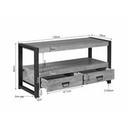 TV-meubel Britt Mangohout Naturel 120cm-TV-meubels-Starfurn
