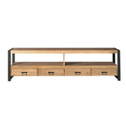 TV-meubel Britt Mangohout Naturel 220cm-TV-meubels-Starfurn