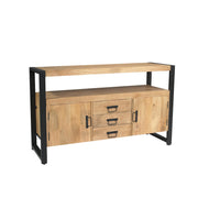Dressoir Britt Mangohout Naturel 135cm-Dressoirs-Starfurn