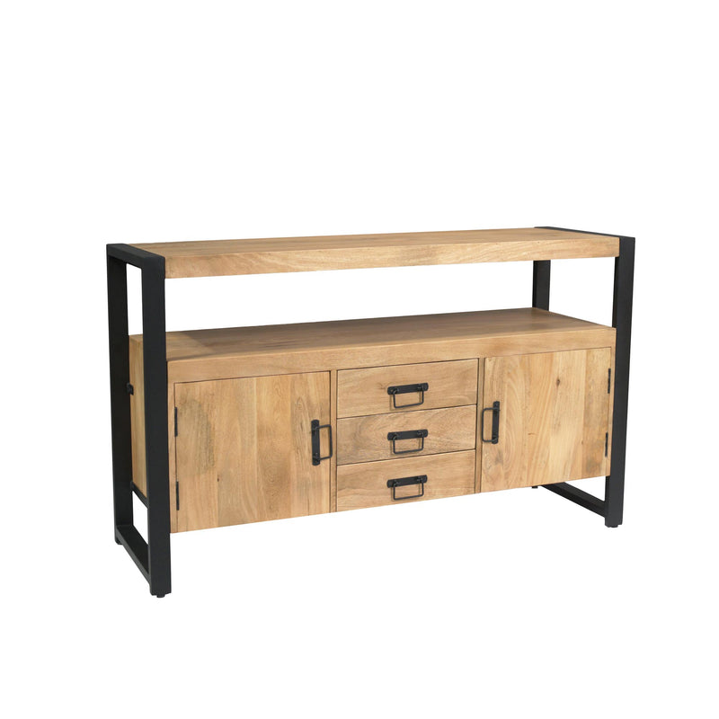 Dressoir Britt Mangohout Naturel 135cm-Dressoirs-Starfurn