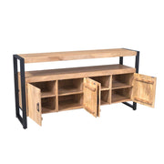 Dressoir Britt Mangohout Naturel 175cm-Dressoirs-Starfurn