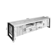 TV-meubel Britt Mangohout Naturel 200cm Deuren Lade-TV-meubels-Starfurn