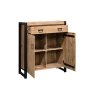 Kabinetkast Britt Mangohout Naturel 100cm-Opbergkasten-Starfurn