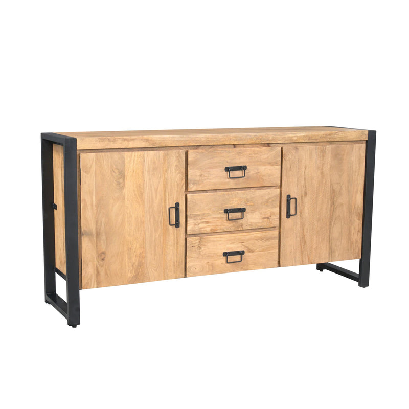 Dressoir Britt Mangohout Naturel 160cm-Dressoirs-Starfurn