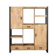 Opbergkast Britt Mangohout Naturel 150cm-Opbergkasten-Starfurn