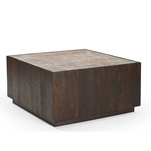 Salontafel Moos Bruin Mangohout 80 cm 80x80x40 cm-Salontafels-Starfurn